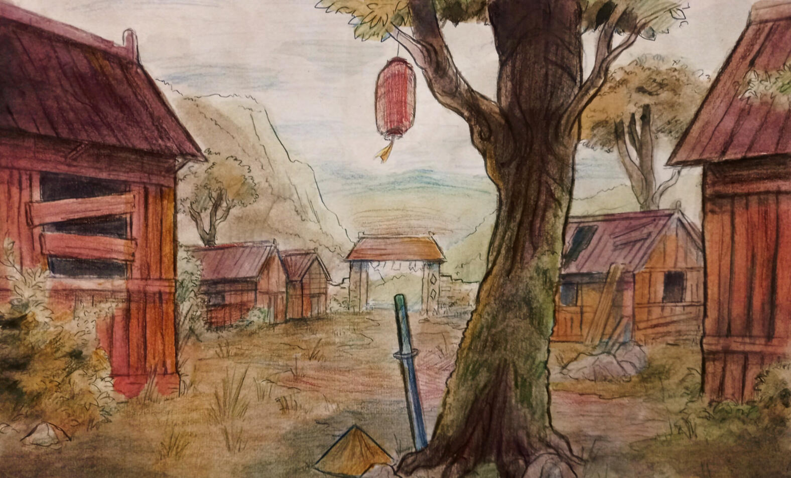 Abandoned Village. Personal Art