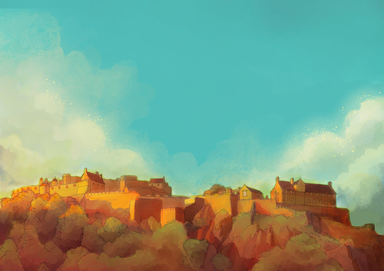 Edinburgh Castle. Personal Art